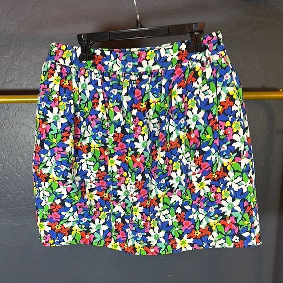 Kate spade Blue and Green Pleated Mini Bubble Skirt for Cocktail - Picture 1 of 8